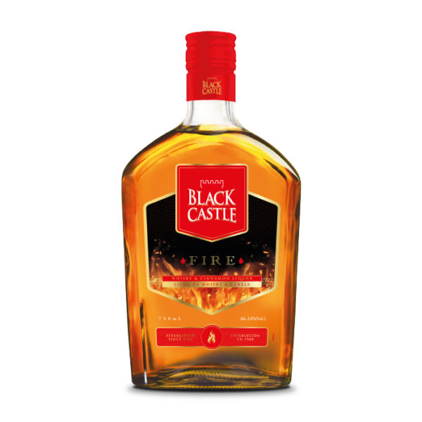 WHISKY BLACK CASTLE FIRE 75 CL